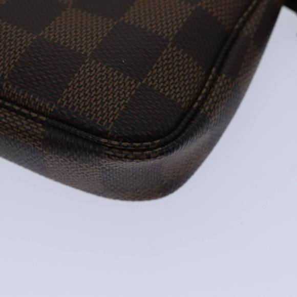 LOUIS VUITTON Damier Ebene Mini Pochette Accessoires Pouch N58009 LV Auth ac3267 - Picture 16 of 16